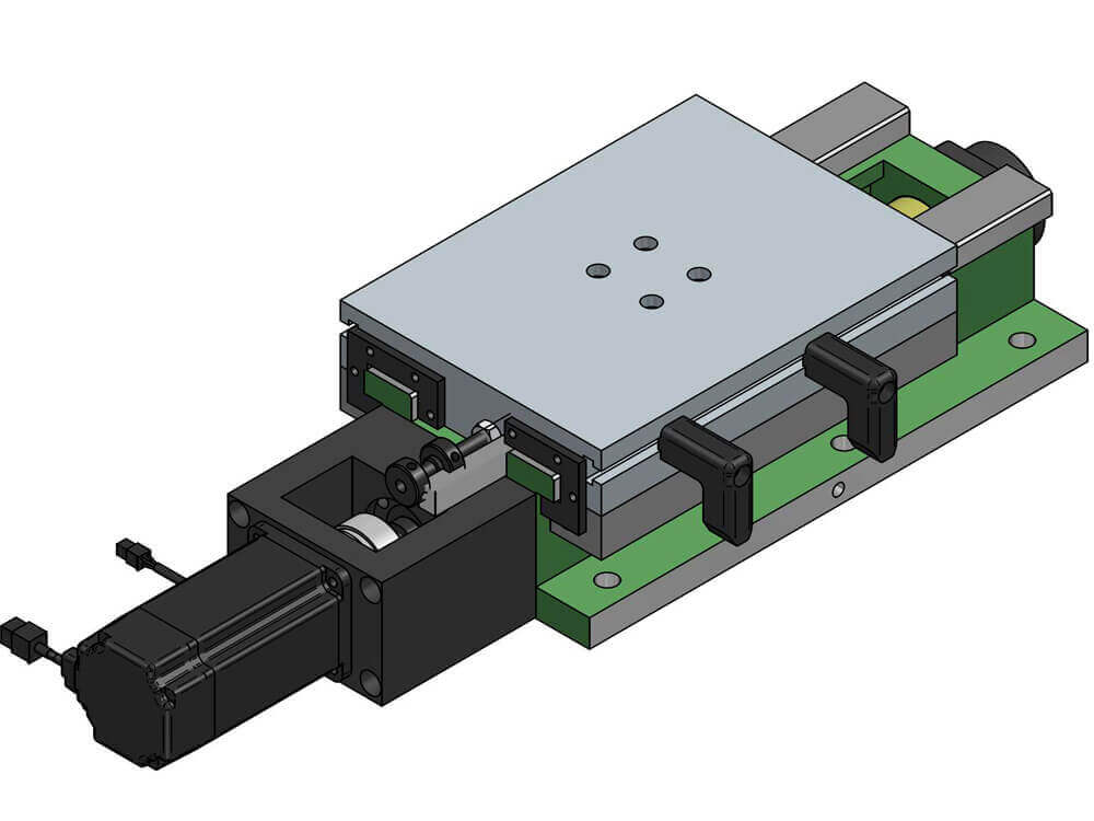 Hardened Guideways Slide | Servo Linear Guideways Slide | Vertical Slide | Cross Slide | Lead Screw Slide in Faridabad, Delhi NCR