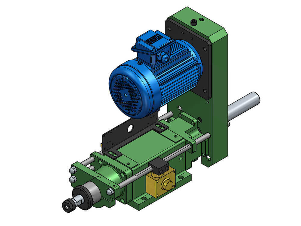 SPM Module Hydraulic and Pneumatic Auto Feed Drilling Head
 | Cycle Operated Pneumatic and Hydraulic Automatic Drilling Machine